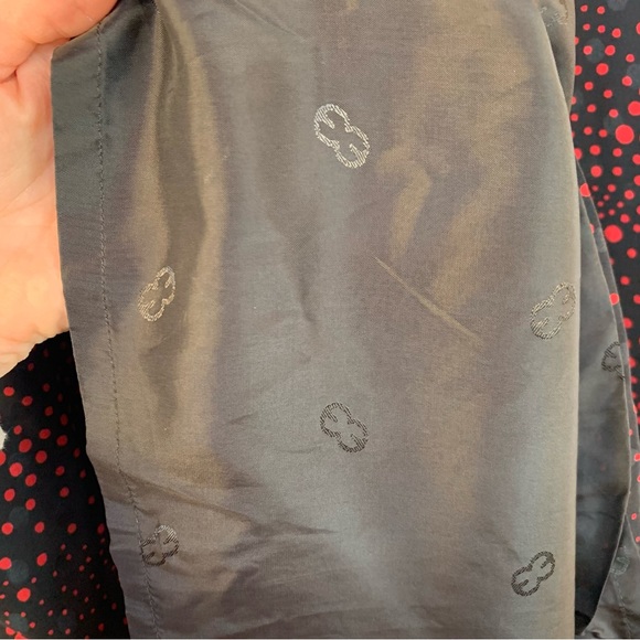 Escada Black & Red Silk Sleeveless Sheath Dress, Size: 36 - Picture 7 of 9